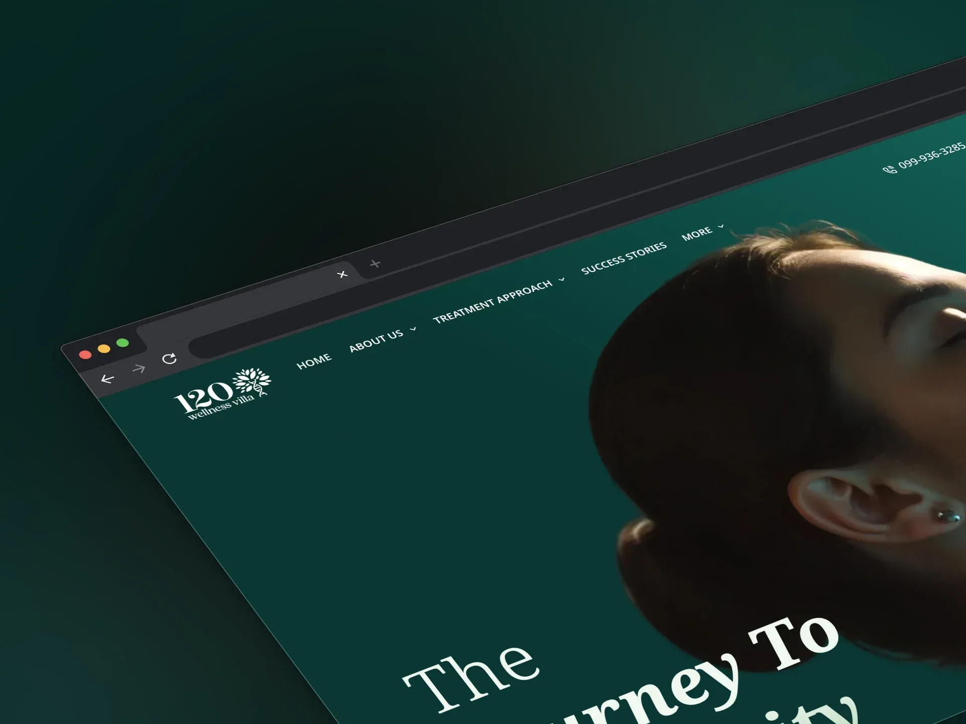 120 Wellness Villa website design