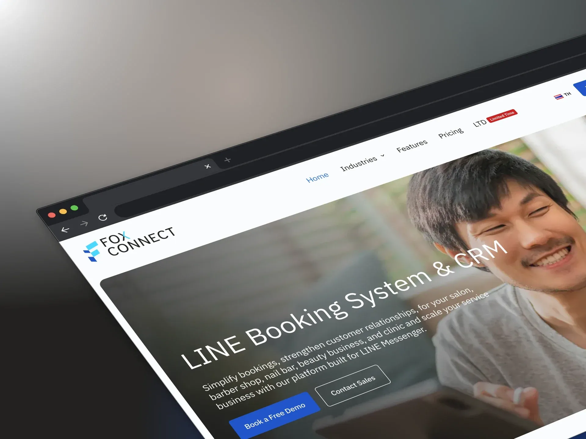 FoxConnect website design