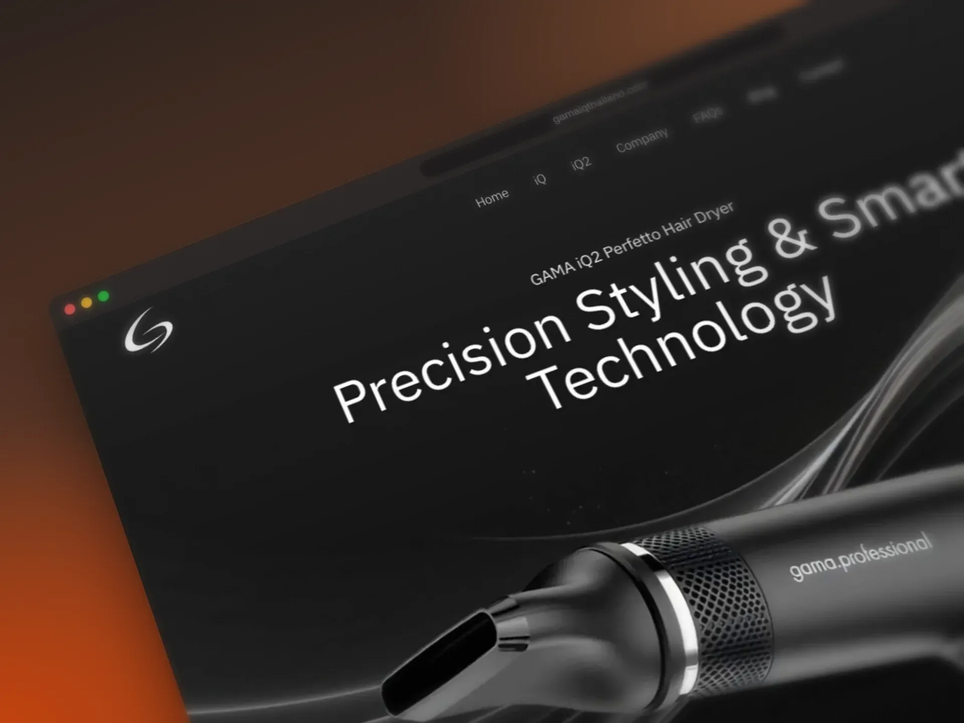 GAMA iQ Thailand website design