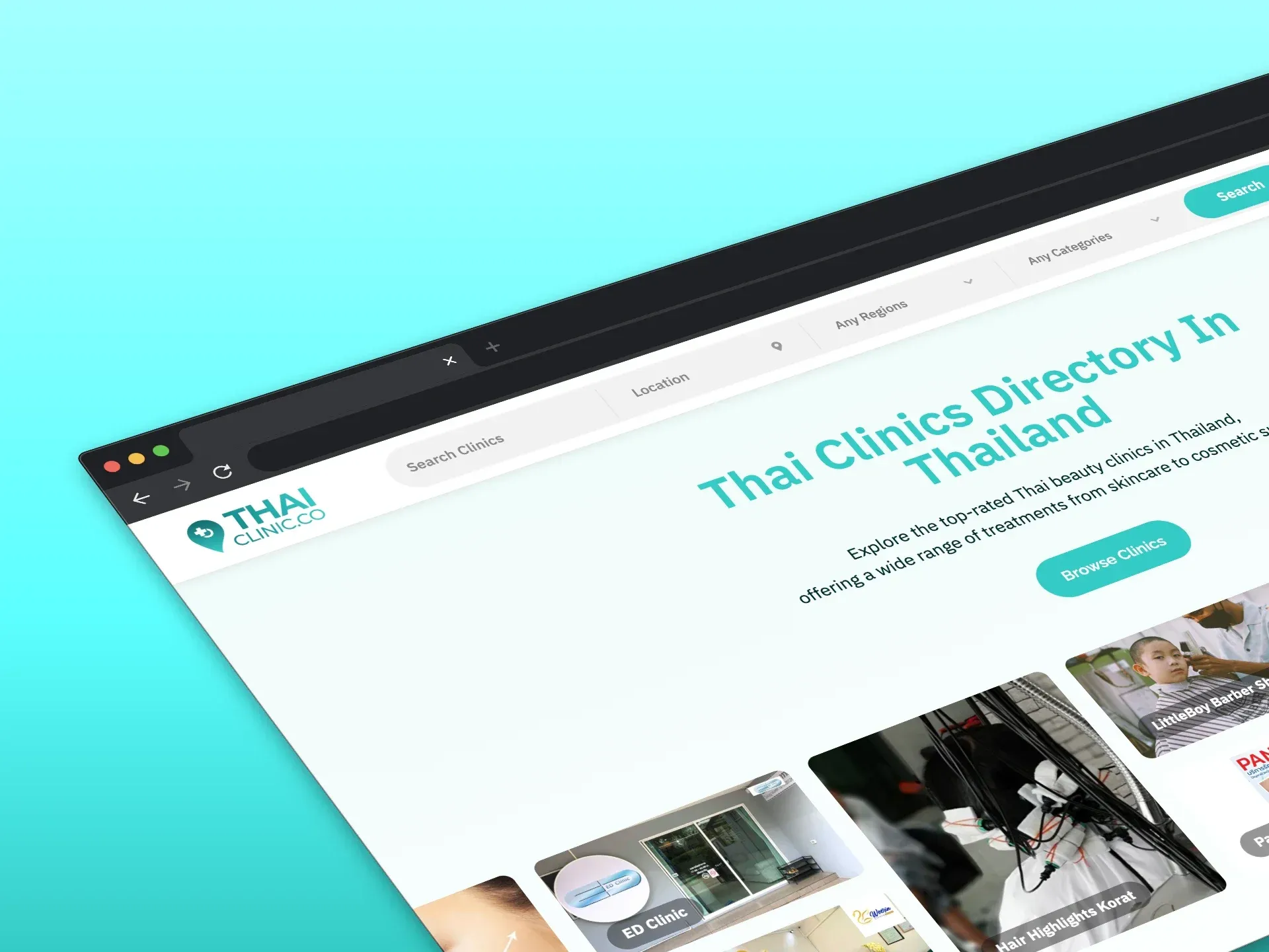 ThaiClinic.co website design